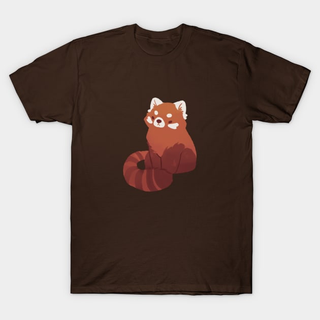 Red Panda 2 T-Shirt by electricgale